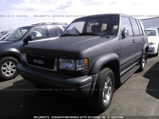 JACDJ58V5T7912628 - 1996 ISUZU TROOPER S/SE/LS/LIMITED BLACK photo 2