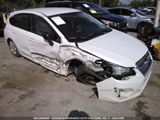 JF1GPAA6XE8233921 - 2014 SUBARU IMPREZA WHITE photo 6