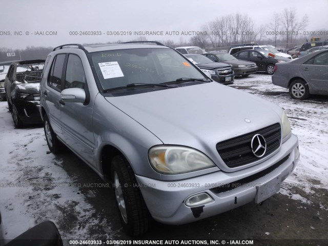 4JGAB54E72A307014 - 2002 MERCEDES-BENZ ML 320 SILVER photo 1