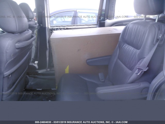 5FNRL38876B109205 - 2006 HONDA ODYSSEY TOURING SILVER photo 8