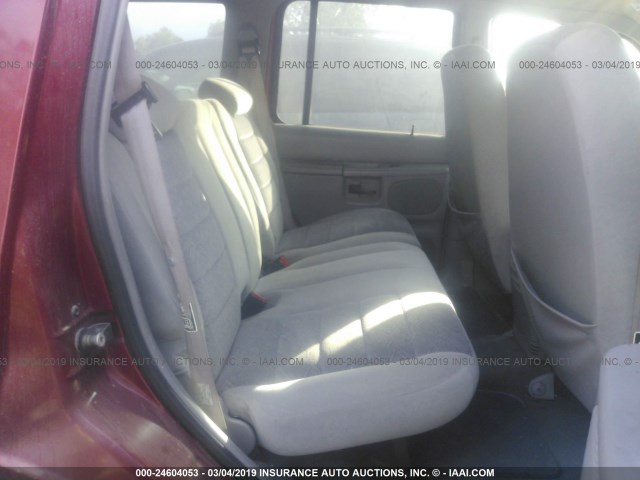 1FMZU63X9YZB71713 - 2000 FORD EXPLORER XLT RED photo 8