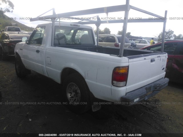 1FTYR10C4WUC89460 - 1998 FORD RANGER WHITE photo 3