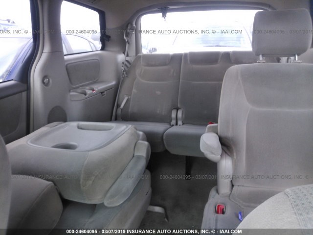 5TDZA23C14S190397 - 2004 TOYOTA SIENNA CE/LE TAN photo 8