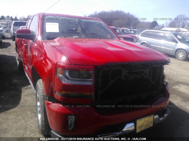 1GCVKREC8GZ350344 - 2016 CHEVROLET SILVERADO K1500 LT RED photo 1