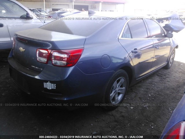 1G11B5SL9FF288070 - 2015 CHEVROLET MALIBU LS BLUE photo 4