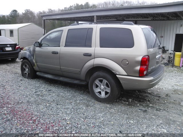 1D4HD48N64F167581 - 2004 DODGE DURANGO SLT GOLD photo 3