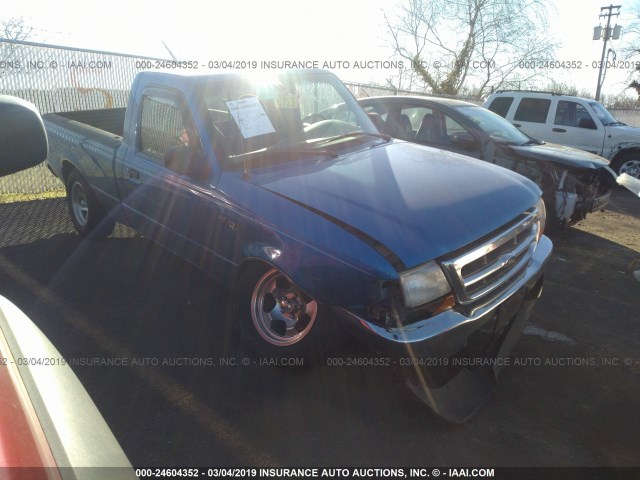 1FTYR10C4XPA27065 - 1999 FORD RANGER BLUE photo 1