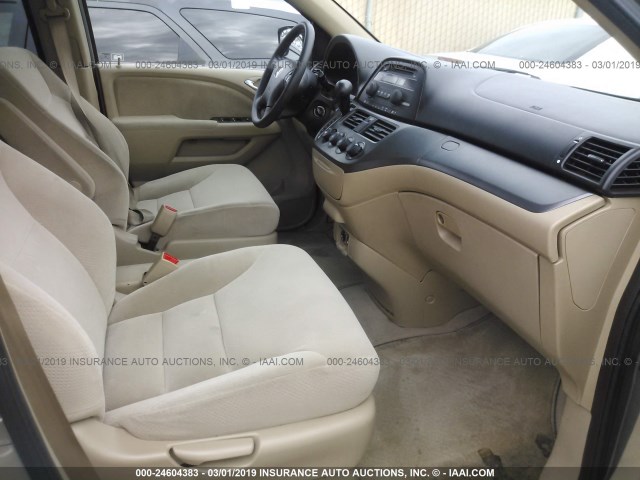 5FNRL38207B104361 - 2007 HONDA ODYSSEY LX Champagne photo 5