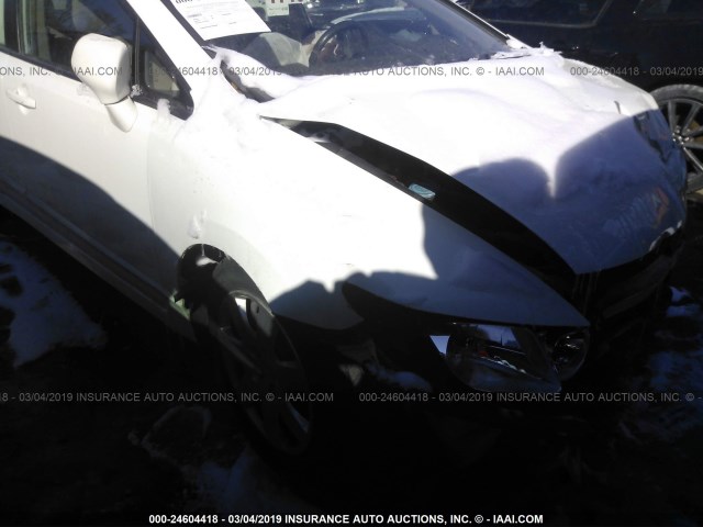 19XFA1F54AE001872 - 2010 HONDA CIVIC LX WHITE photo 1