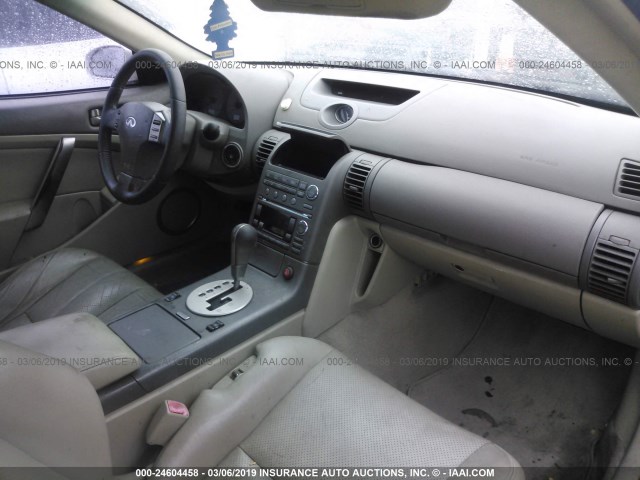 JNKCV54E54M816507 - 2004 INFINITI G35 WHITE photo 5