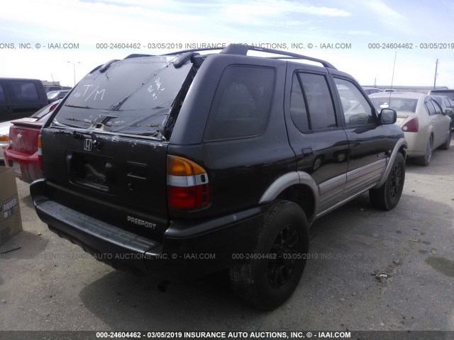 4S6CK58W8Y4415717 - 2000 HONDA PASSPORT EX/LX შავი ფოტო 4