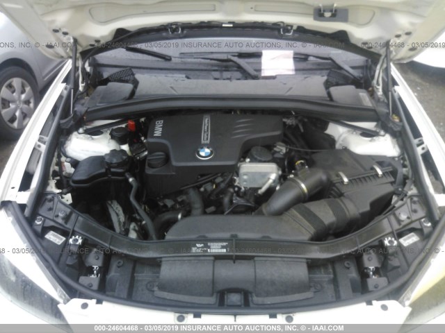 WBAVM1C52DVW41132 - 2013 BMW X1 SDRIVE28I WHITE photo 10