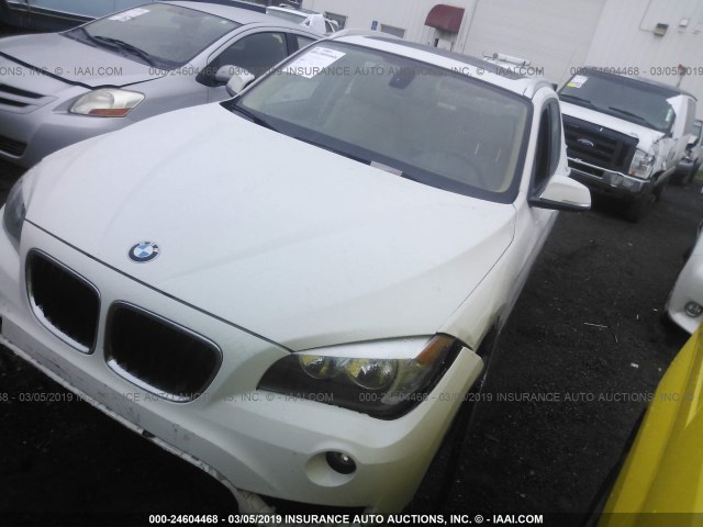 WBAVM1C52DVW41132 - 2013 BMW X1 SDRIVE28I WHITE photo 2