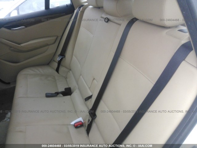 WBAVM1C52DVW41132 - 2013 BMW X1 SDRIVE28I WHITE photo 8