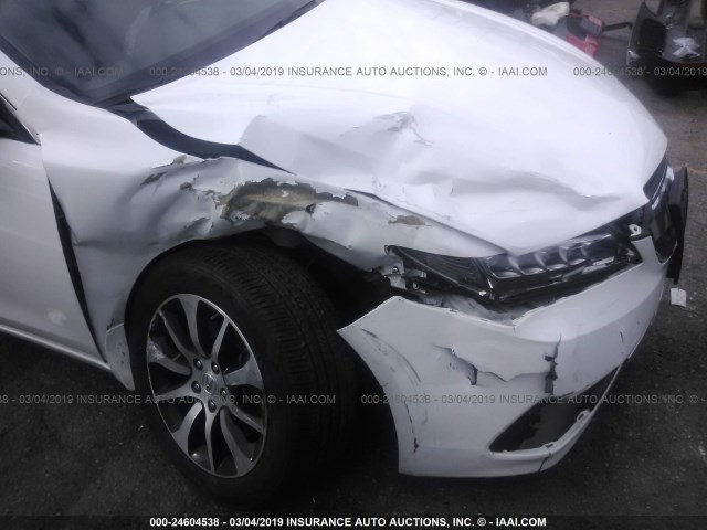 19UUB1F57GA014391 - 2016 ACURA TLX TECH თეთრი ფოტო 6