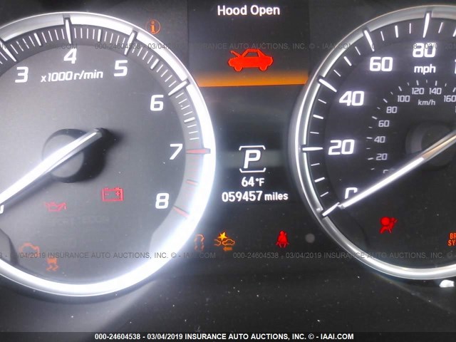 19UUB1F57GA014391 - 2016 ACURA TLX TECH თეთრი ფოტო 7