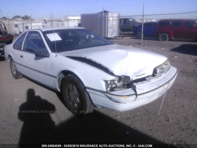 1FAPP6046MH107809 - 1991 FORD THUNDERBIRD  WHITE photo 1