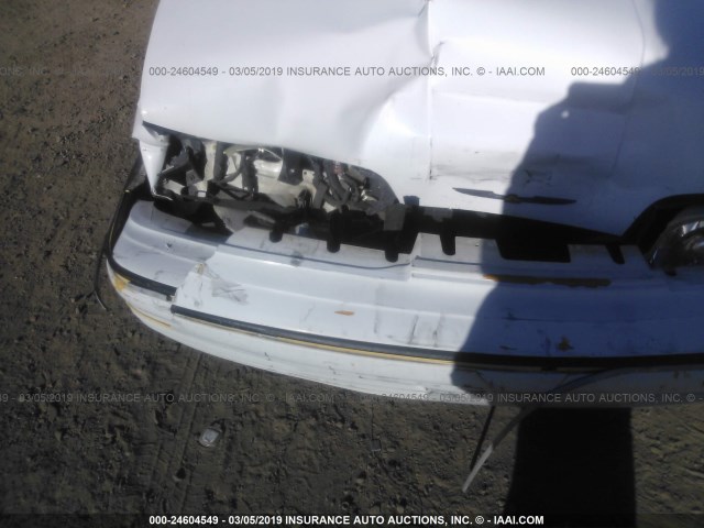 1FAPP6046MH107809 - 1991 FORD THUNDERBIRD  WHITE photo 6