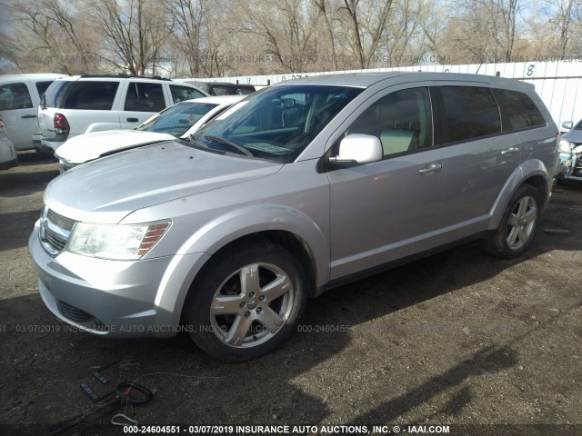 3D4GH57V89T602699 - 2009 DODGE JOURNEY SXT SILVER photo 2