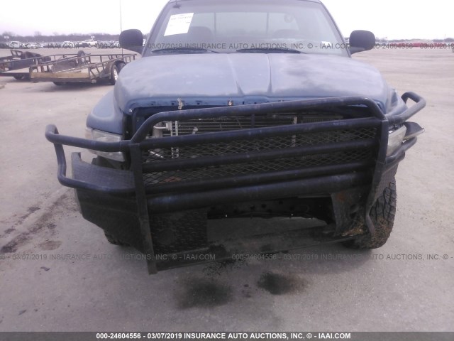 3B7KF23602M270994 - 2002 DODGE RAM 2500 BLUE photo 6