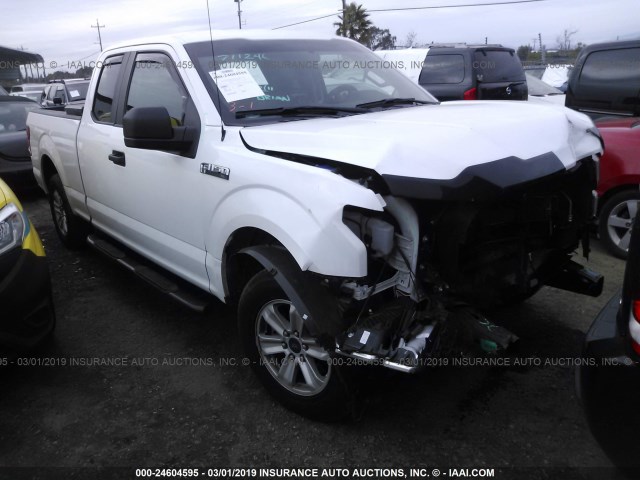 1FTEX1C8XFKE10665 - 2015 FORD F150 SUPER CAB WHITE photo 1