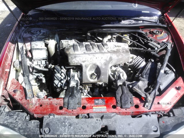 2G1WX15KX29233178 - 2002 CHEVROLET MONTE CARLO SS RED photo 6