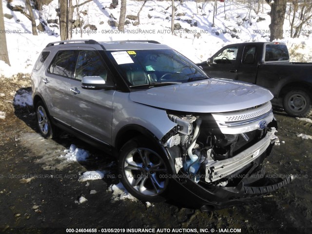 1FM5K8F89FGA04037 - 2015 FORD EXPLORER LIMITED SILVER photo 1