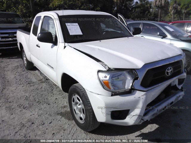 5TFTX4CN7FX067671 - 2015 TOYOTA TACOMA ACCESS CAB თეთრი ფოტო 1