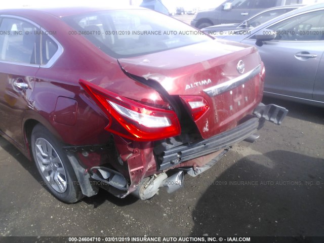 1N4AL3AP9GC231826 - 2016 NISSAN ALTIMA 2.5/S/SV/SL/SR RED photo 6