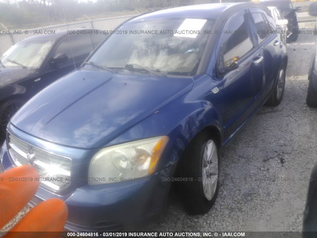 1B3CB4HA8AD546326 - 2010 DODGE CALIBER SXT BLUE photo 2