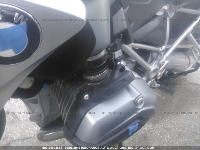 WB10A1109DZ183169 - 2013 BMW R1200 GS WHITE photo 9