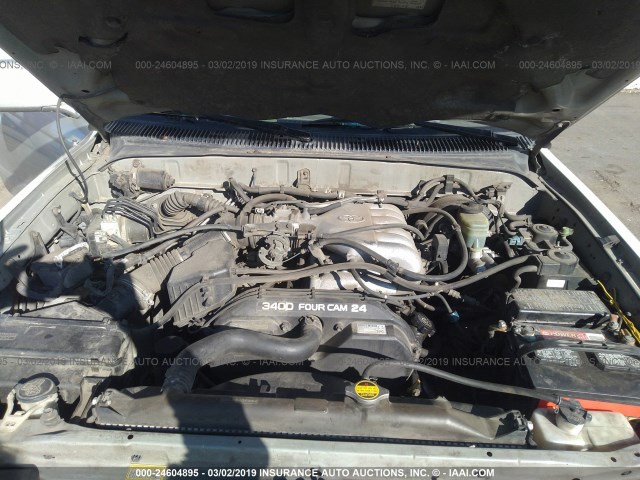 JT3HN86R6Y0290477 - 2000 TOYOTA 4RUNNER SR5 SILVER photo 10