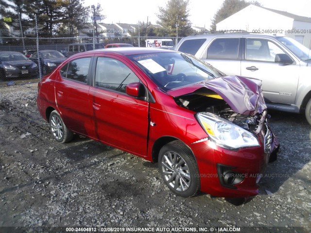 ML32F3FJ2JHF15129 - 2018 MITSUBISHI MIRAGE G4 ES Красный фото 1