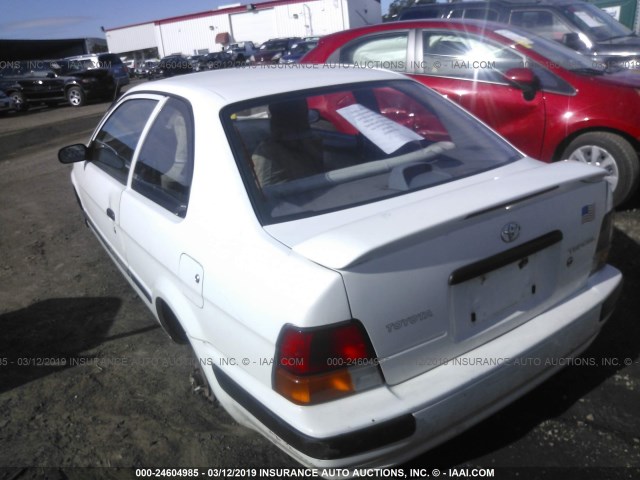 JT2AC52L0T0168444 - 1996 TOYOTA TERCEL STD/DX WHITE photo 3