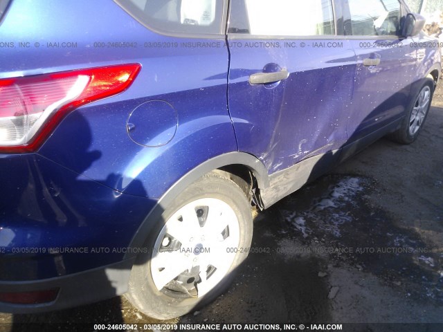 1FMCU0F75EUB04050 - 2014 FORD ESCAPE S BLUE photo 6