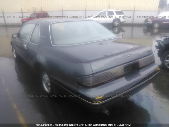 1FABP6044JH136506 - 1988 FORD THUNDERBIRD  BLACK photo 3