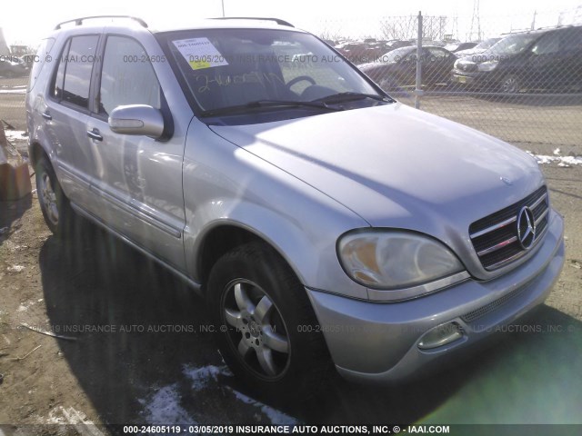 4JGAB75E62A361513 - 2002 MERCEDES-BENZ ML 500 SILVER photo 1