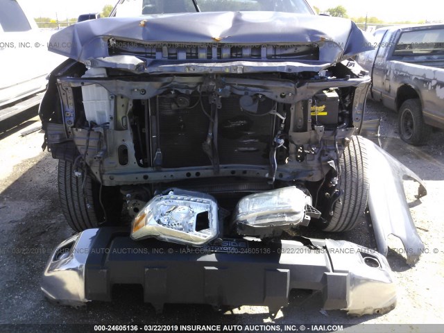 5TFEM5F1XEX075343 - 2014 TOYOTA TUNDRA CREWMAX SR5 GRAY photo 6