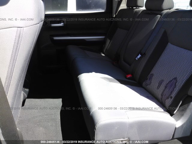 5TFEM5F1XEX075343 - 2014 TOYOTA TUNDRA CREWMAX SR5 GRAY photo 8