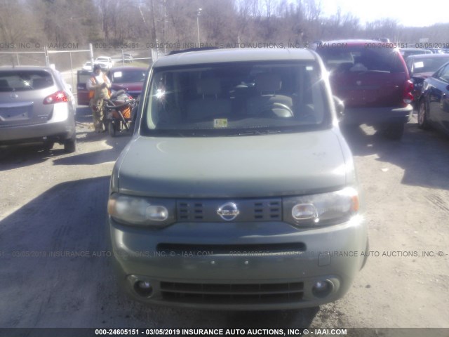 JN8AZ28R49T127424 - 2009 NISSAN CUBE S/SL GREEN photo 6