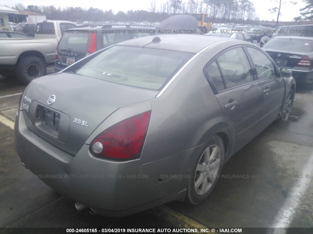 1N4BA41E04C890775 - 2004 NISSAN MAXIMA SE/SL Champagne photo 4