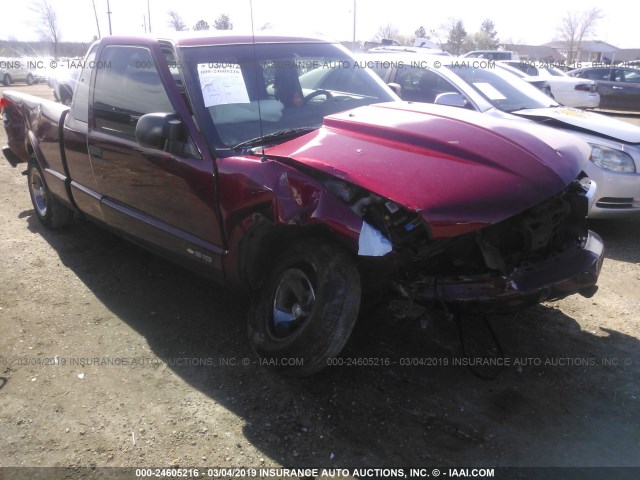 1GCCS19H338281299 - 2003 CHEVROLET S TRUCK S10 RED photo 1