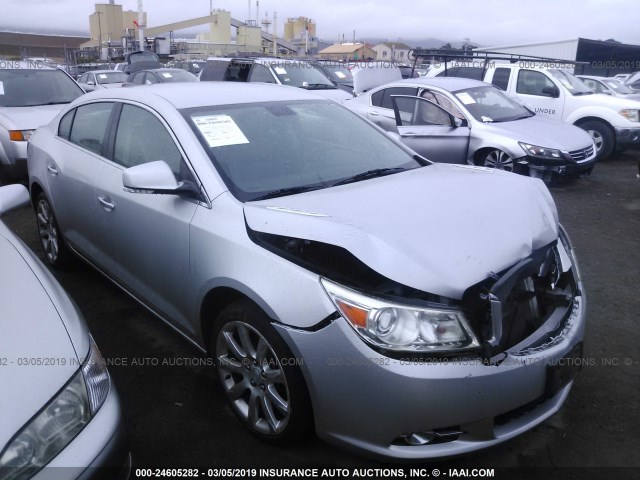 1G4GE5GV0AF322713 - 2010 BUICK LACROSSE CXS SILVER photo 1