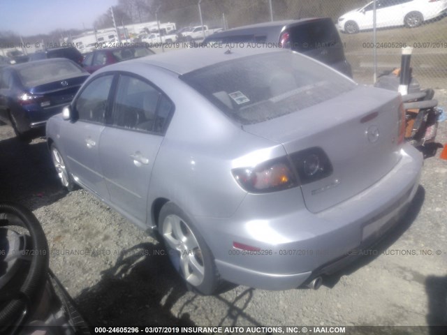 JM1BK323241108146 - 2004 MAZDA 3 S SILVER photo 3