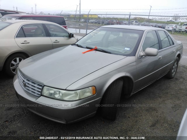 1G6KS54Y81U218393 - 2001 CADILLAC SEVILLE SLS BEIGE photo 2