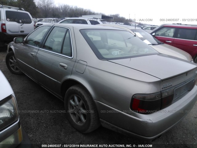 1G6KS54Y81U218393 - 2001 CADILLAC SEVILLE SLS BEIGE photo 3