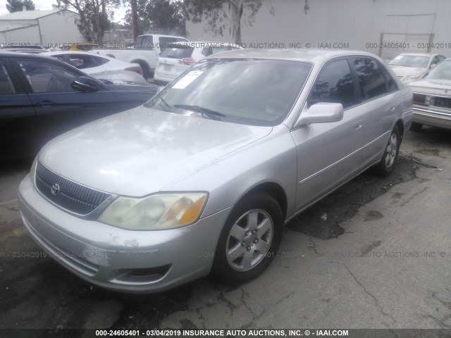 4T1BF28B81U144667 - 2001 TOYOTA AVALON XL/XLS SILVER photo 2