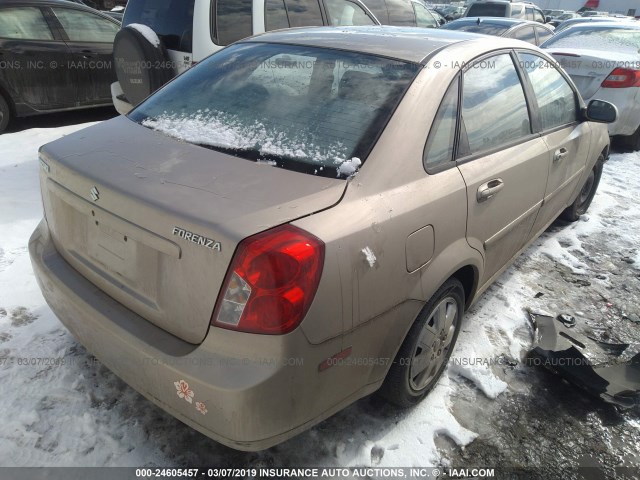 KL5JD56Z66K456065 - 2006 SUZUKI FORENZA GOLD photo 4