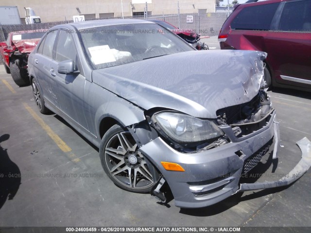 WDDGF4HB8ER303790 - 2014 MERCEDES-BENZ C 250 GRAY photo 1