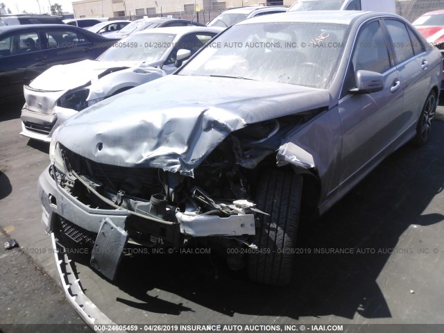 WDDGF4HB8ER303790 - 2014 MERCEDES-BENZ C 250 GRAY photo 2